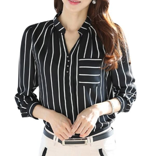 Black Strip full sleeves shirt