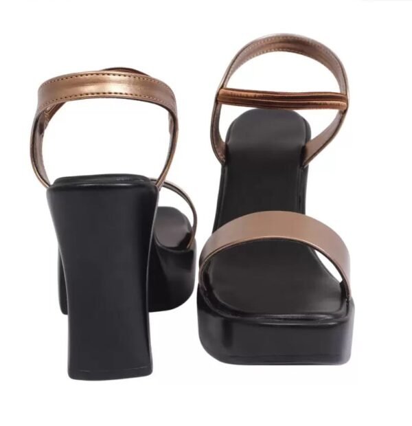 Women Gold Heels Sandal!! - Image 4